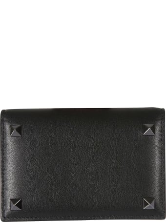 Valentino Garavani Rockstud Folded Card Holder