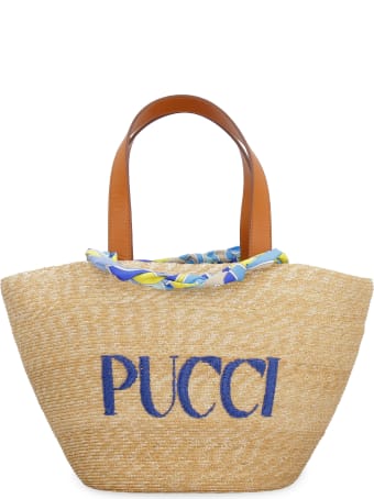 Emilio Pucci Riva Straw Tote
