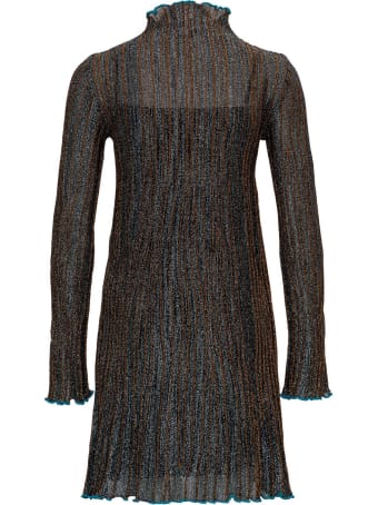 M Missoni Corteccia Flared Dress In Lurex Knit