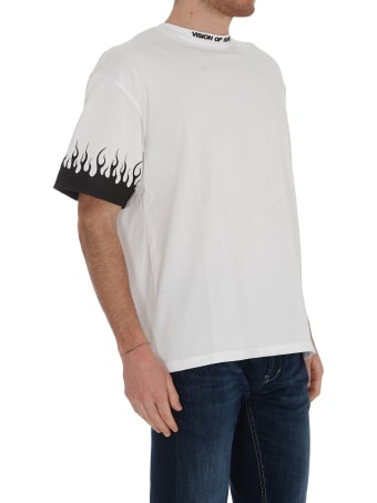 Vision of Super Black Flames T-shirt