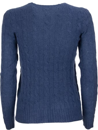 Ralph Lauren Cable Knit Wool And Cashmere Sweater