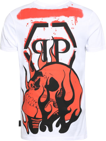 Philipp Plein Printed Cotton T-shirt