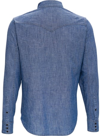 Saint Laurent Classic Western Cotton Blend Shirt