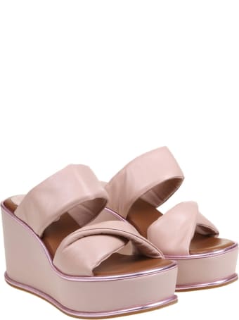 181 Alberto Gozzi 181 Mules In Pink Nappa