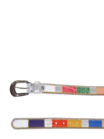 Nanni Multicolor Leather Belt
