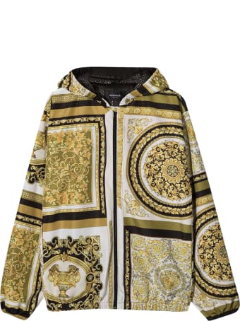 Young Versace Baroque Print Jacket