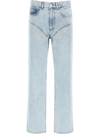 Y/Project Jeans With Crystals