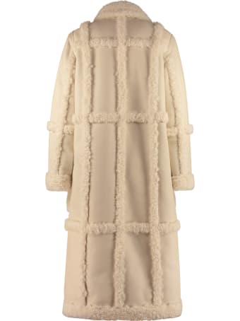 STAND STUDIO Patrice Faux-shearling Coat