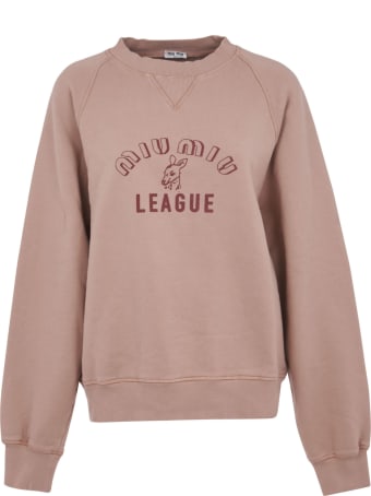 Miu Miu Logo Print Sweatshirt