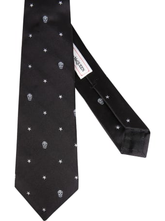 Alexander McQueen Skull And Stars Tie