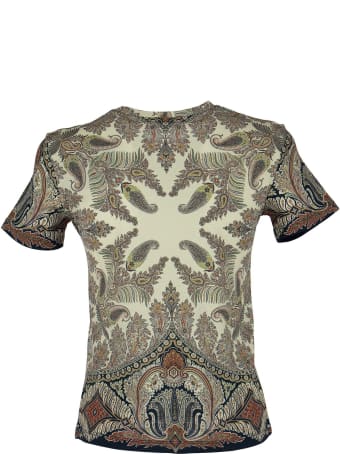 Etro Paisley Cotton T-shirt Fitted