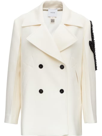 Patou Blazer Con Dettaglio Logo Su Spalla