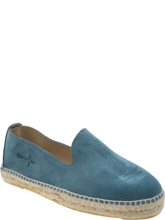 Manebi Espadrilles Hamptons Teal Blue