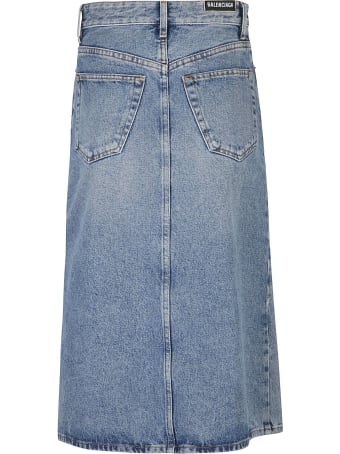 Balenciaga Denim Skirt