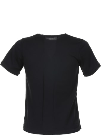 Paolo Pecora T-shirt In Black Cotton