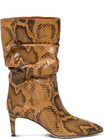 Paris Texas Python Leather Boots