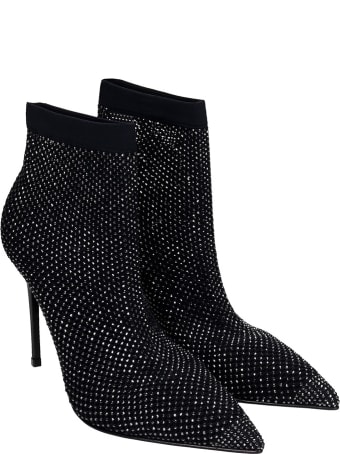 Le Silla Pumps In Black Suede