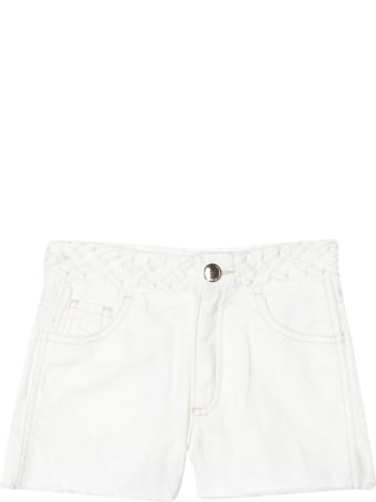 Chloé White Shorts Teen Chloè Kids