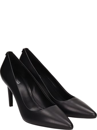 Michael Kors Black Leather Dorothy Pump