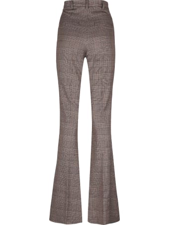Hebe Studio Bianca Prince Of Wales Trousers