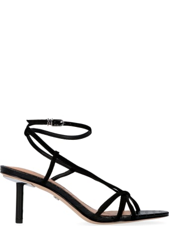 Sam Edelman Pippa Leather And Suede Sandals With Heel