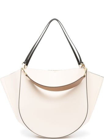 Wandler Mia Large Leather Tote Handbag