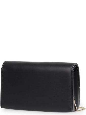 Love Moschino Black Nappa Clutch With Studs