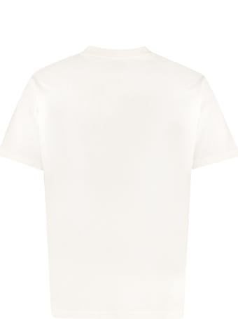 FourTwoFour on Fairfax Logo Print Cotton T-shirt