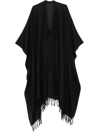 Saint Laurent Fringed Poncho