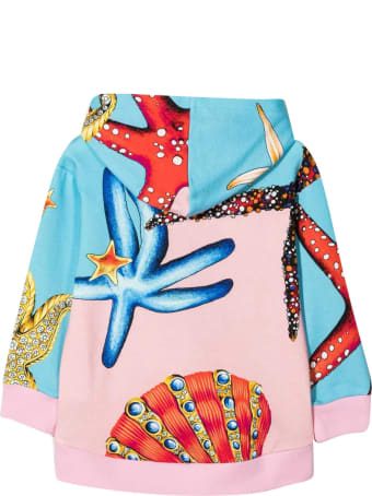 Young Versace Print Sweatshirt