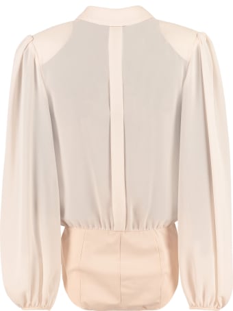Elisabetta Franchi Celyn B. Crossover V-neck Body-shirt