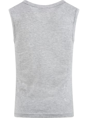 La Perla Grey Tank Top For Boy