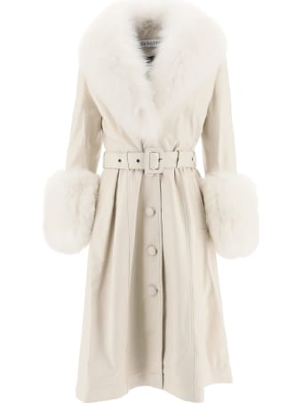 Saks Potts Foxy Leather Coat