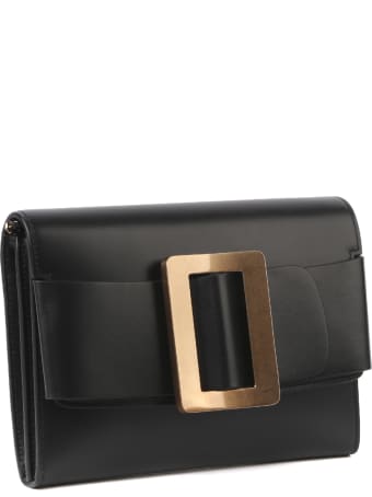 BOYY Buckle Travel Case Shoulder Bag In Leather