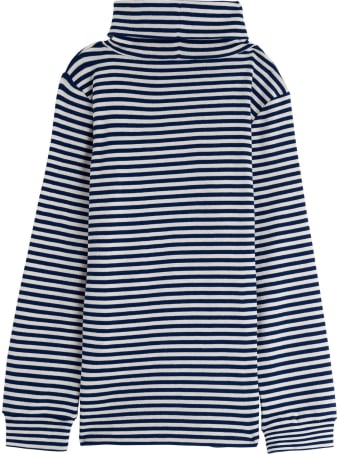 Gucci Striped Cotton Sweater With Logo