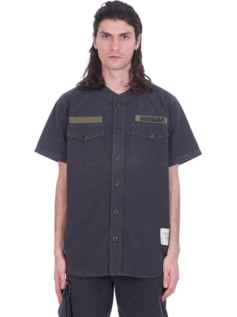 Maharishi Shirt In Black Cotton