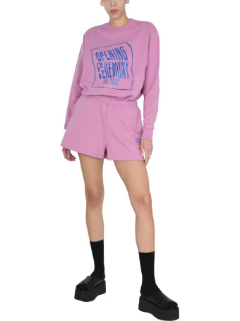 Opening Ceremony Shorts With Logo Box