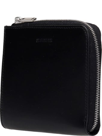 Jil Sander Wallet In Black Leather