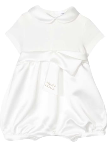Elisabetta Franchi La Mia Bambina White Romper