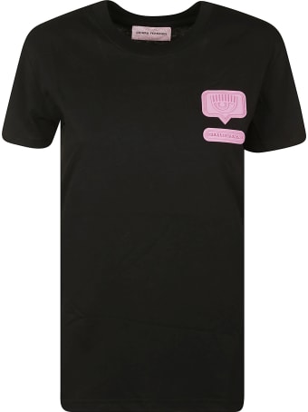 Chiara Ferragni Eye & Logo Patch T-shirt