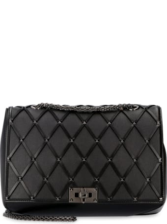 Valentino Valentino Garavani - Beehive Studded Leather Shoulder Bag