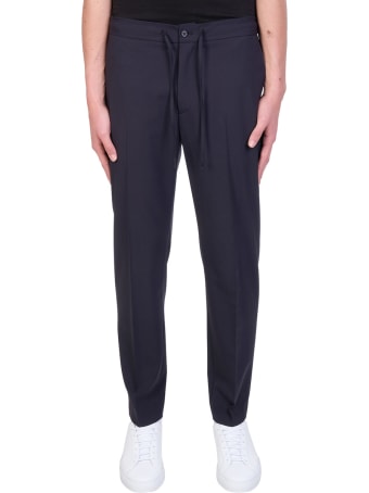 Theory Hunter Pants In Blue Wool