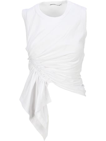 T by Alexander Wang Gathered Detail Top