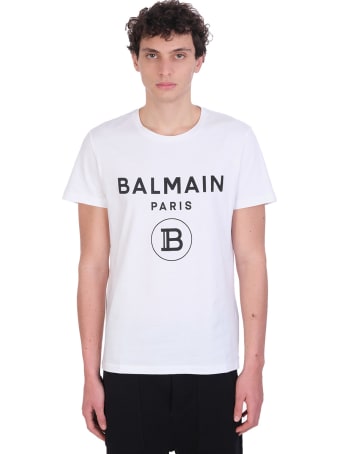 Balmain T-shirt In White Cotton