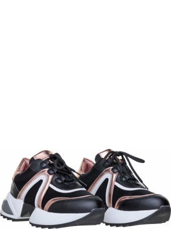 Alexander Smith London Alexander Smith Marble Black Sneakers