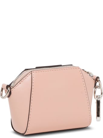 Givenchy Antigona Mini Bag In Leather With Chain Shoulder Strap