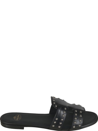 Church's Dee Dee Met Studded Flat Sandals