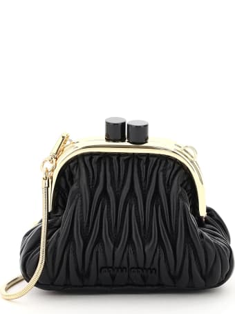 Miu Miu Miu Belle Nappa Mini Bag Matelasse