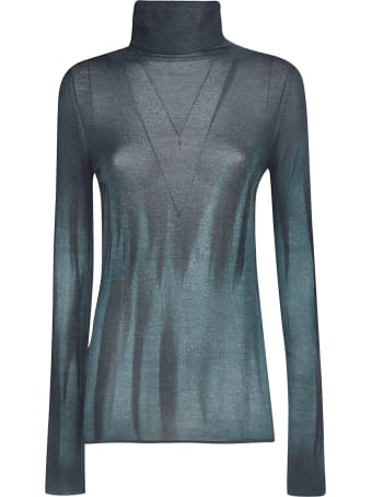 Avant Toi High-neck Printed Sweater