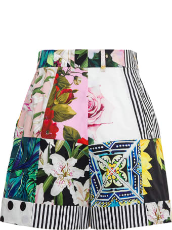 Dolce & Gabbana Popeline Patchwork Shorts